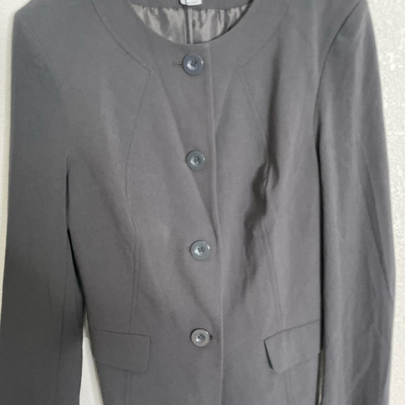 Venus NWT Charcoal Gray Button Down Cardigan Jacket 10 - Picture 6 of 6